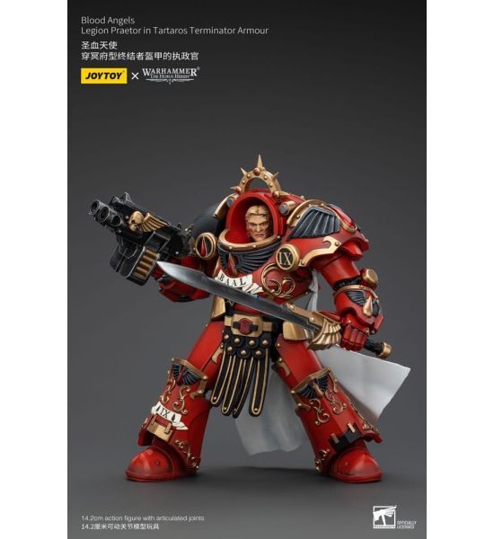 Warhammer: Blood Angels Legion Praetor in Tartaros Terminator Armour 1/18 Action Figure (14cm) Preorder