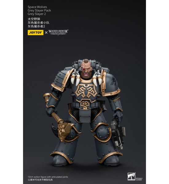 Warhammer: Space Wolves Grey Slayer Pack Grey Slayer 2 1/18 Action Figure (12cm) Preorder