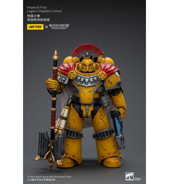 Warhammer The Horus Heresy: JoyToy Figure - Imperial Fists Legion Chaplain Consul (1/18 scale) (12cm) Preorder