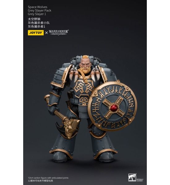 Warhammer The Horus Heresy: Space Wolves Grey Slayer Pack Grey Slayer 1 1/18 Action Figure (12cm) Preorder