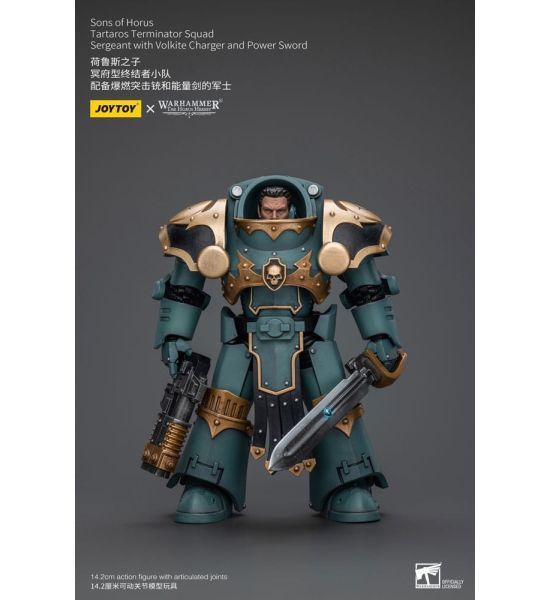 Warhammer The Horus Heresy: Tartaros Terminator Squad Sergeant Action Figure 1/18 (12cm) Preorder