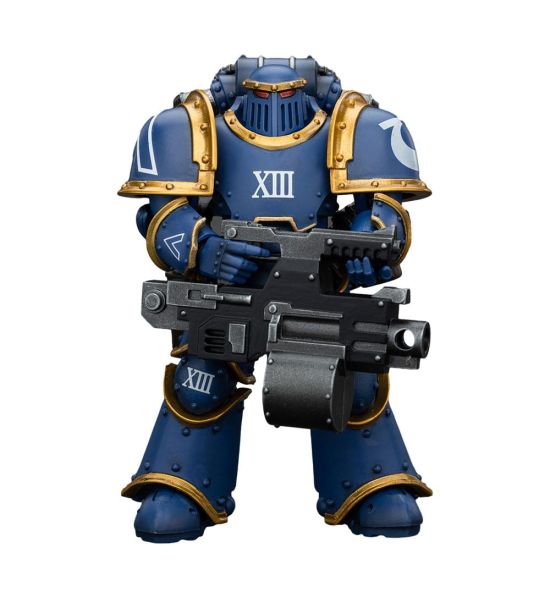 Warhammer: Ultramarines Legion MKIII Tactical Support Squad Legionary with Heavy Bolter Action Figure (20cm) Preorder