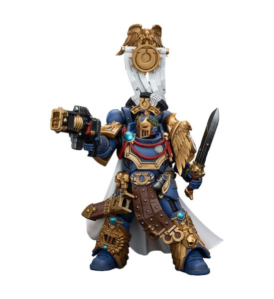 Warhammer: Ultramarines Legion Praetor with Power Sword and Volkite Serpenta 1/18 Action Figure (20cm) Preorder