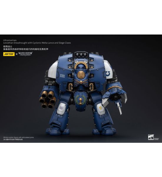 Warhammer: Ultramarines Leviathan Dreadnought with Cyclonic Melta Lance And Siege Claws 1/18 Action Figure (29cm) Preorder