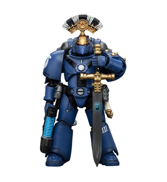 Warhammer: Ultramarines MK VI Tactical Squad Sergeant with Plasma Pistol and Power Sword Action Figure (20cm) Preorder