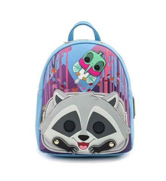 Loungefly Pocahontas: Meeko Flit Earthday Cosplay Mini Backpack