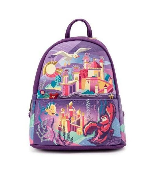 Loungefly Ariel: Castle Collection Mini Backpack