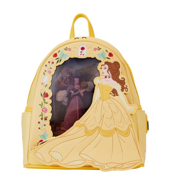 Loungefly Disney: Princess Beauty And The Beast Belle Lenticular Mini Backpack