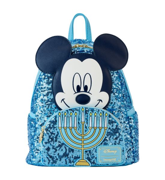 Loungefly Disney: Mickey Happy Hanukkah Menorah Mini Backpack