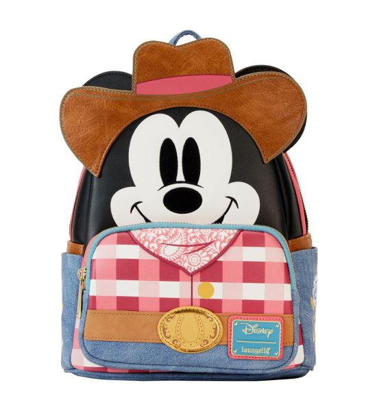 Loungefly Disney: Western Mickey Mouse Cosplay Mini Backpack