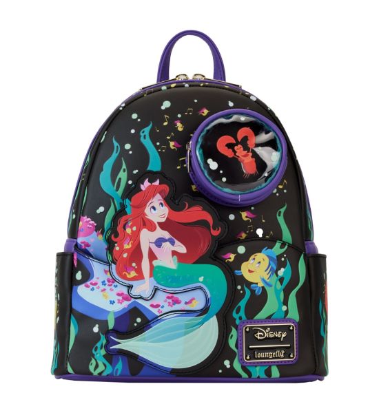 Loungefly: Disney The Little Mermaid 35th Anniversary Life Is The Bubbles Mini Backpack