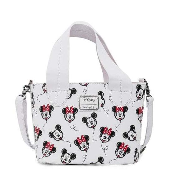 Loungefly Mickey & Minnie Mouse: Balloons All Over Print Handbag