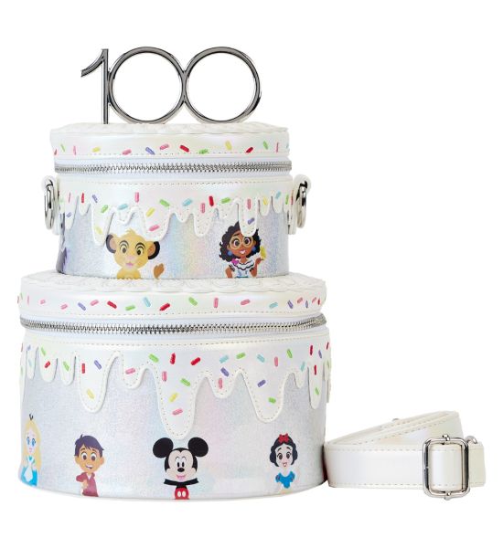 Loungefly Disney: 100 Celebration Cake Crossbody Bag