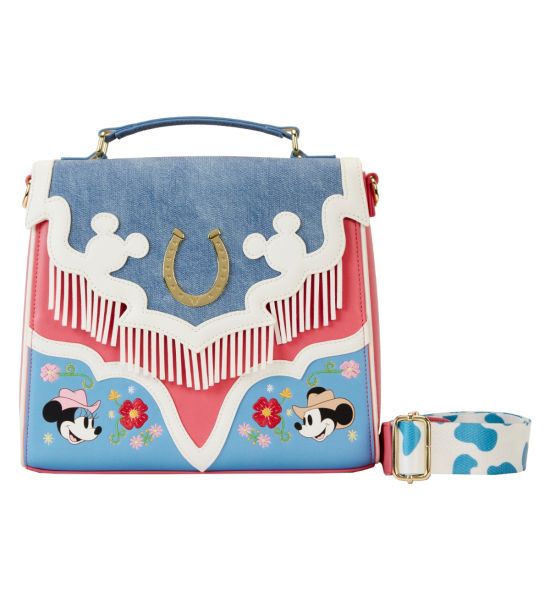 Loungefly Disney: Western Mickey & Minnie Crossbody Bag