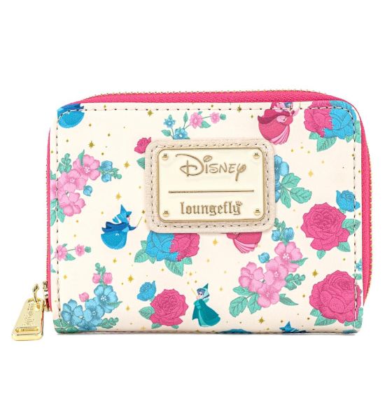 Sleeping Beauty: Floral Fairy Godmother Loungefly Zip Around Purse