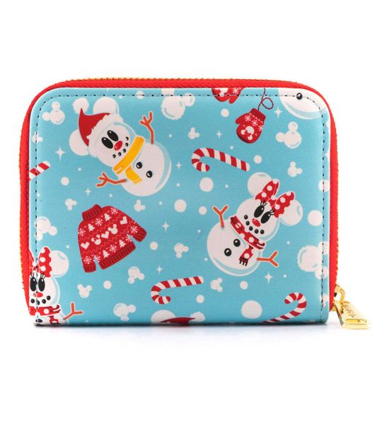 Loungefly Mickey & Minnie: Snowman Zip Around Wallet