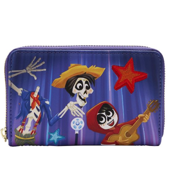 Loungefly Coco Miguel: & Hector Performance Scene Zip Around Wallet