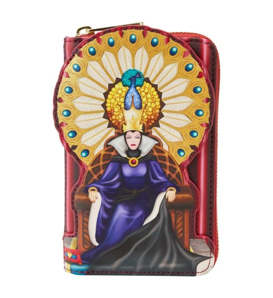 Loungefly Snow White: Evil Queen Throne Zip Wallet