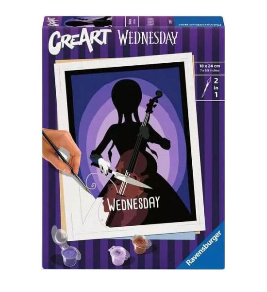 Wednesday: CreArt Paint by Numbers Painting Set (18x24cm) Preorder