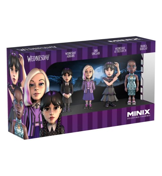 Wednesday: Minix Figures 4-Pack (7cm) Preorder