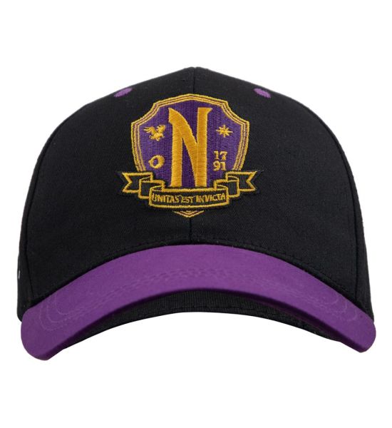 Wednesday: Nevermore Academy Curved Bill Cap (Purple)