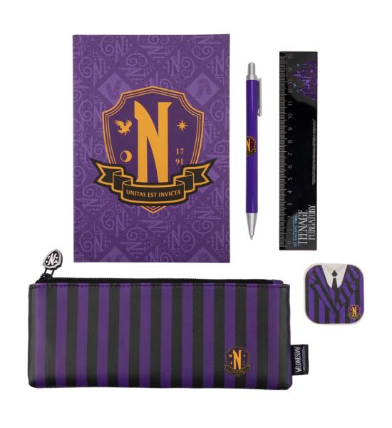 Wednesday: Purple 5-Piece Stationery Set Preorder