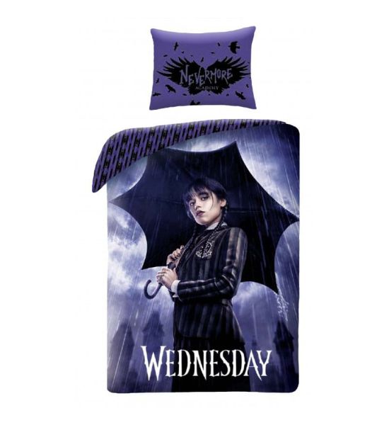 Wednesday: Raining Duvet Set (140x200cm / 70x90cm) Preorder