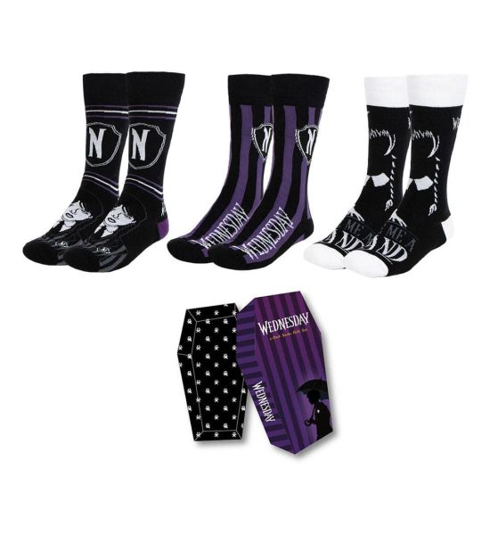 Wednesday: Socks 3-Pack (36-43) Preorder