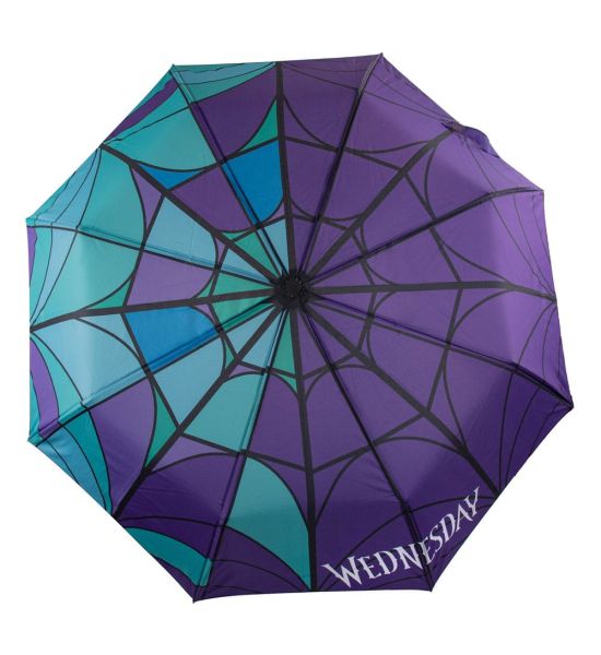 Wednesday Umbrella: Stained Glass Wednesday Umbrella