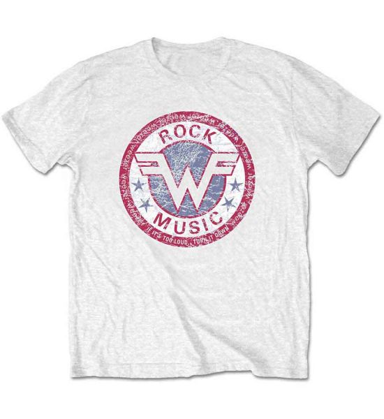 Weezer: Rock Music - White T-Shirt