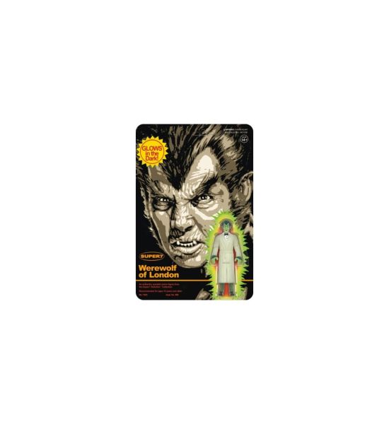 Werewolf of London: Werewolf of London (Monster Glow) ReAction Action Figure (10cm) Preorder