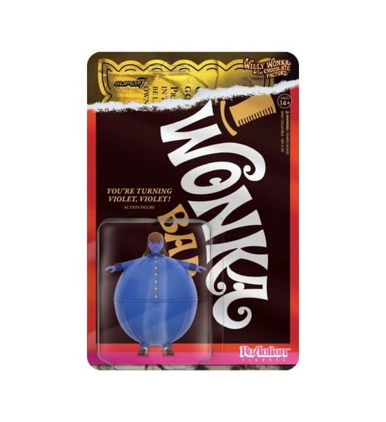 Willy Wonka and the Chocolate Factory: Violet Beauregarde (Blueberry) ReAction Action Figure Wave 03 (10cm) Preorder