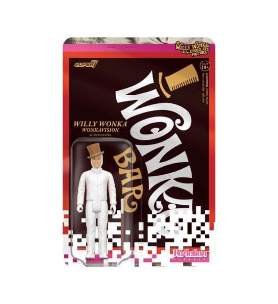 Willy Wonka and the Chocolate Factory: Willy Wonka (White Suit) ReAction Action Figure Wave 03 (10cm) Preorder