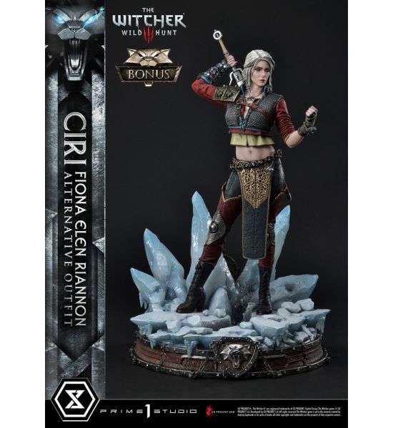 Witcher 3 Wild Hunt: Cirilla Fiona Elen Riannon Statue 1/4 Alternative Outfit Deluxe Bonus Version (55cm)