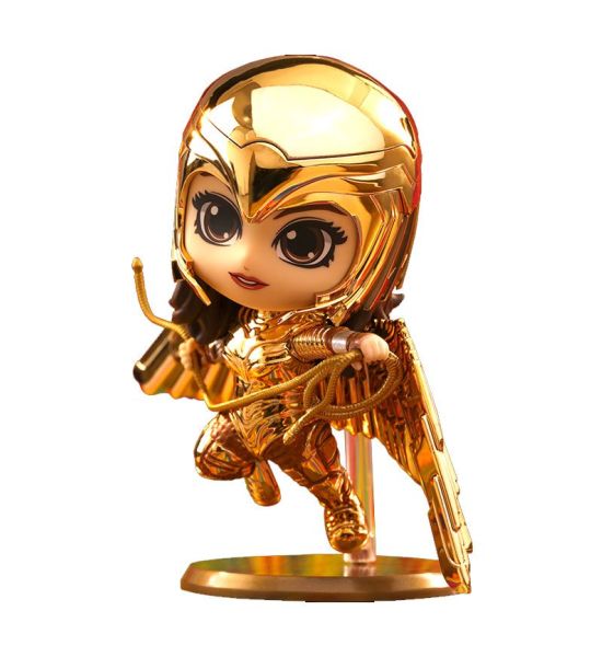 Wonder Woman 1984: Golden Armor Wonder Woman Cosbaby (S) Mini Figure (Metallic Gold Version) (10cm)