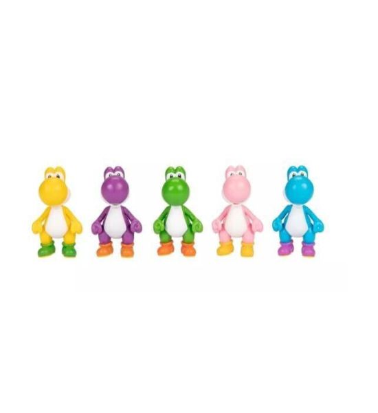 World of Nintendo: Super Mario Mini Figure 5-Pack - Wiggler, Mario, and Luigi (6cm) Preorder