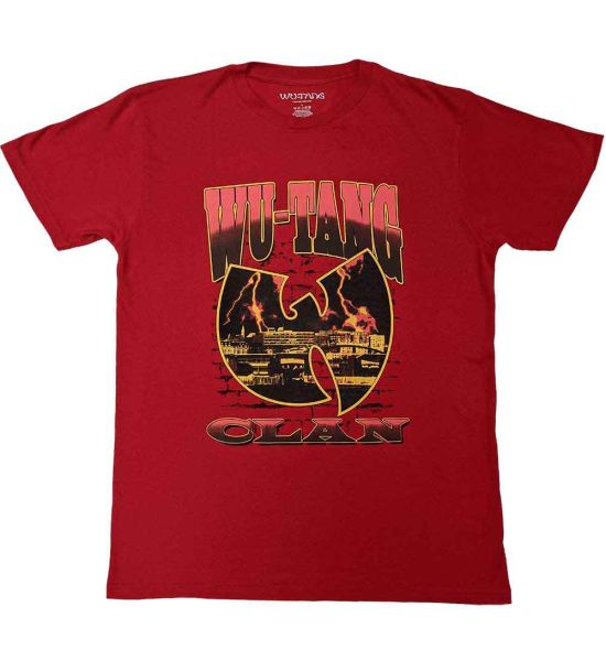 Wu-Tang Clan: Brick Wall - Red T-Shirt