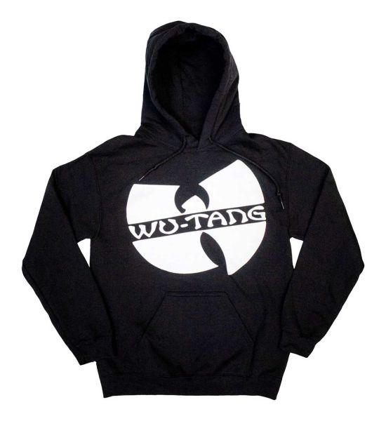 Wu-Tang Clan: Slanted Logo Mono - Black Pullover Hoodie