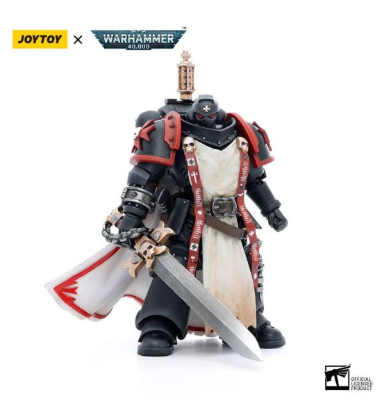 Warhammer 40,000: JoyToy Figure - Black Templars Primaris Sword Brethren Eberwulf (1/18 Scale) Preorder