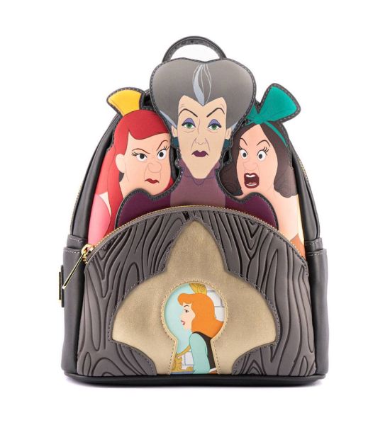 Cinderella: Villains Scene Evil Stepmother And Step Sisters Loungefly Mini Backpack