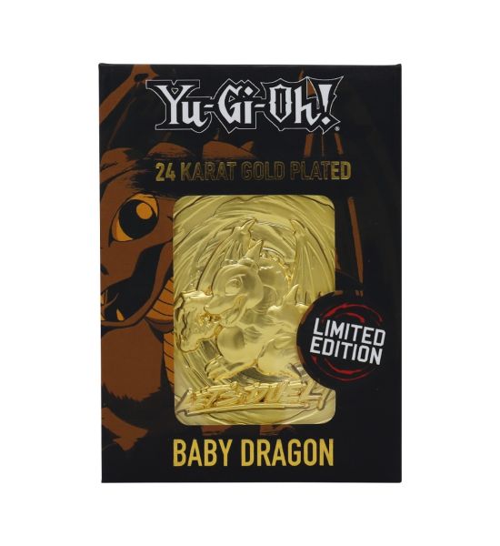 Yu-Gi-Oh!: Baby Dragon Limited Edition 24K Gold Plated Metal Card