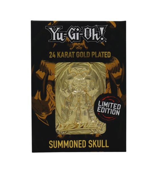 Yu-Gi-Oh!: Summoned Skull Limited Edition 24K Gold Plated Metal Card