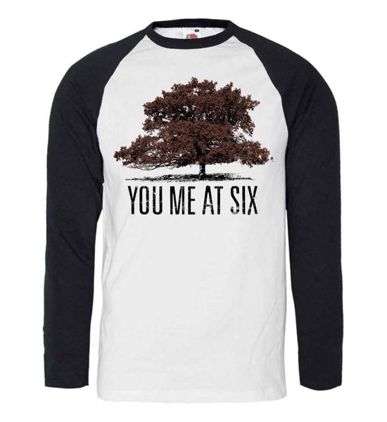 You Me At Six: Tree - White & Black T-Shirt