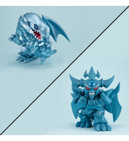 Yu-Gi-Oh!: Blue Eyes White Dragon & Obelisk the Tormentor Megatoon PVC Statue (with gift) Preorder