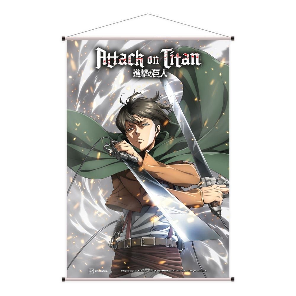 Attack on Titan: Levi Ackermann Wallscroll (60x90cm) Preorder - Merchoid UK