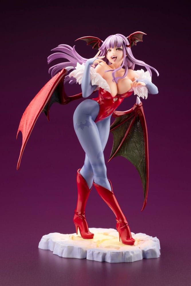 Darkstalkers Morrigan Limited Edition 1 7 Bishoujo Pvc Statue 23cm