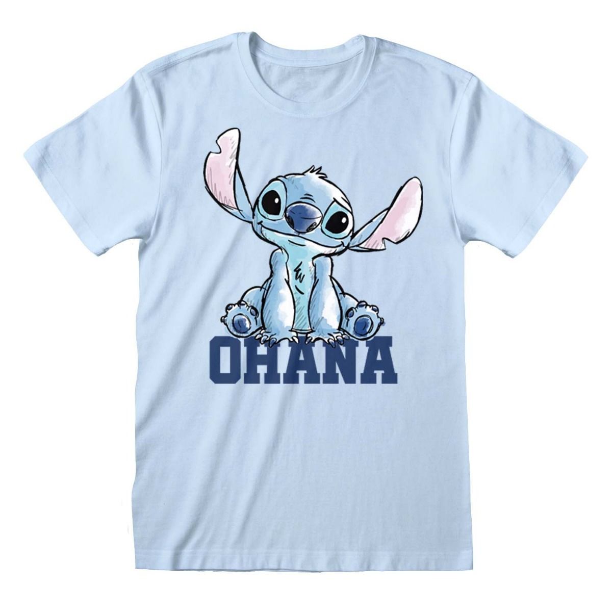 Disney: Lilo And Stitch Ohana Pastel Stitch T-Shirt - Merchoid