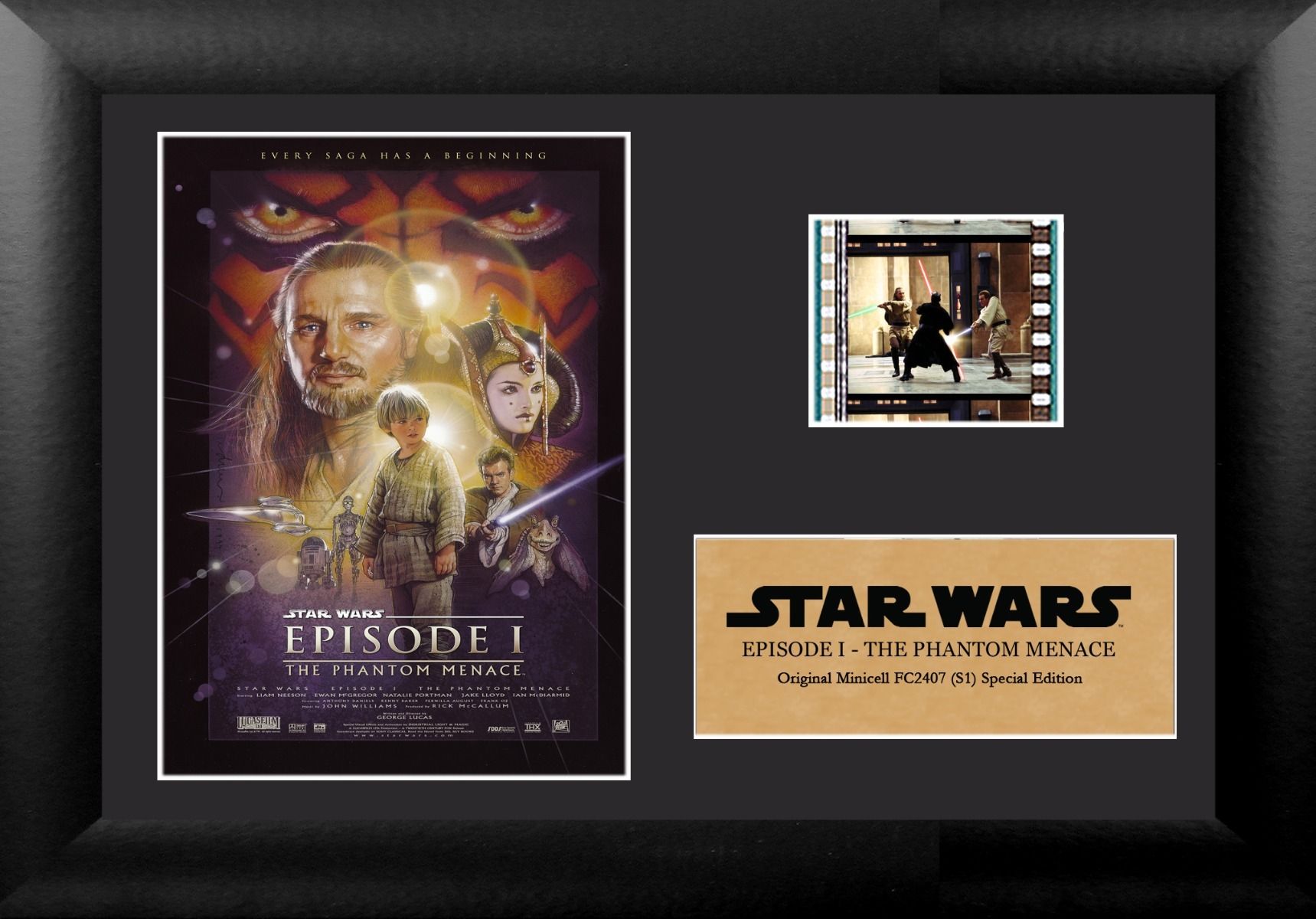 Star Wars: Darth Vader Character Framed Film Cell - Merchoid