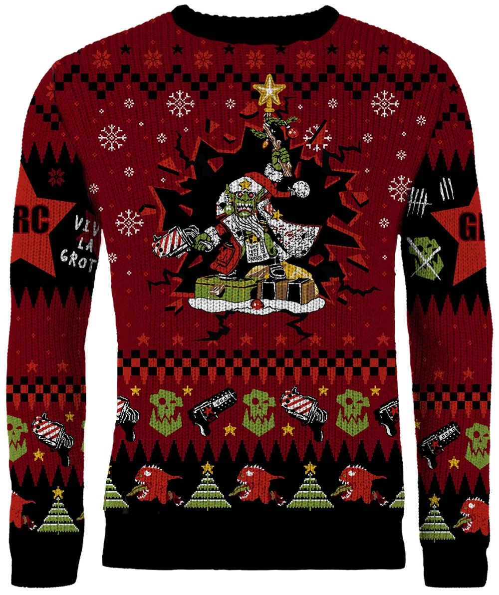 Buy Your Warhammer 40,000 Red Gobbo Christmas Sweater (Free Shipping ...