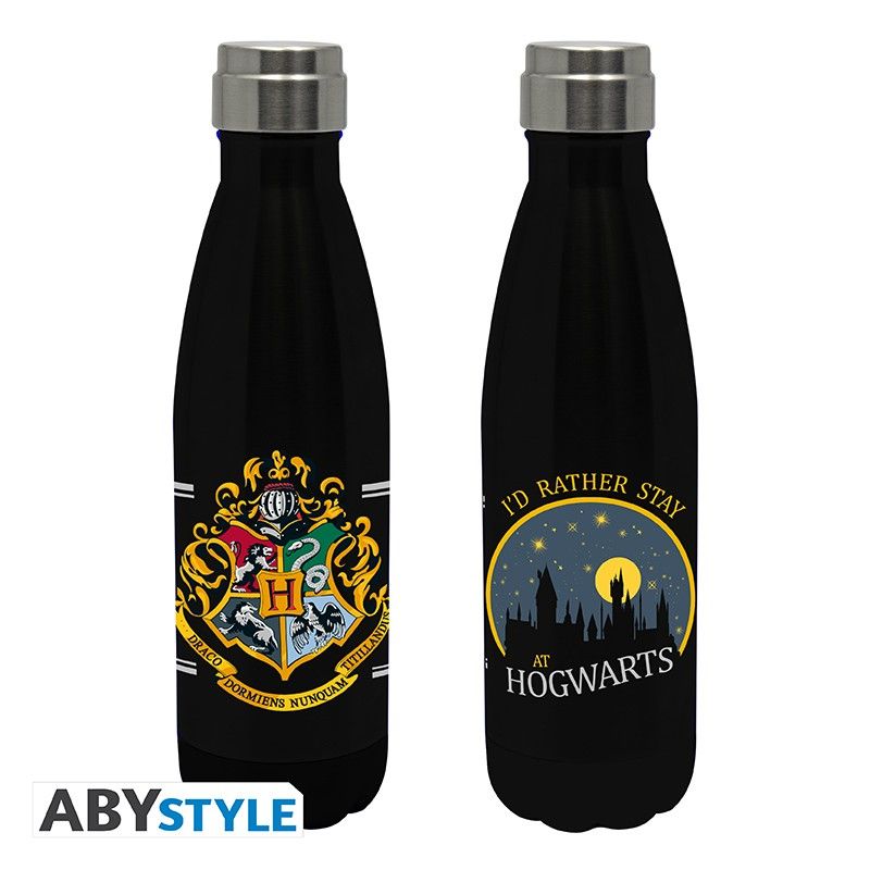 Harry Potter Water Bottle Stainless Steel Hogwarts Witchcraft Wizard Office  Gift